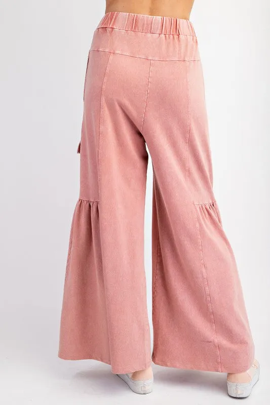 Mineral Wash Terry Pants