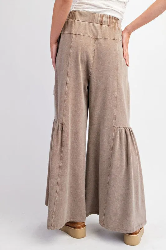 Mineral Wash Terry Pants