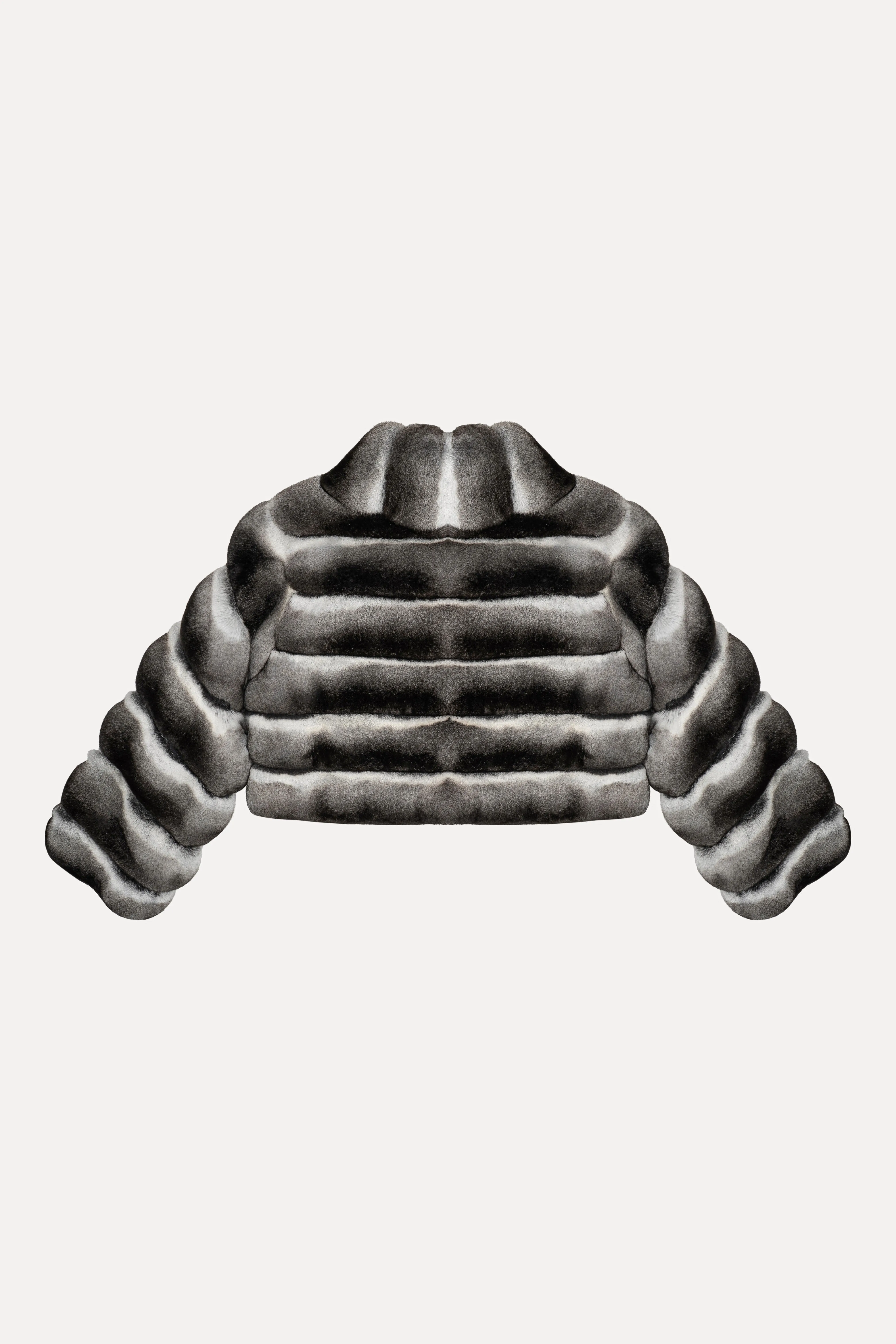 Natural Chinchilla Fur Bolero