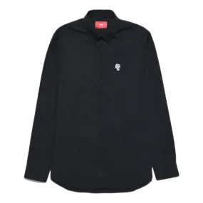 Poplin Palm Shirt Black