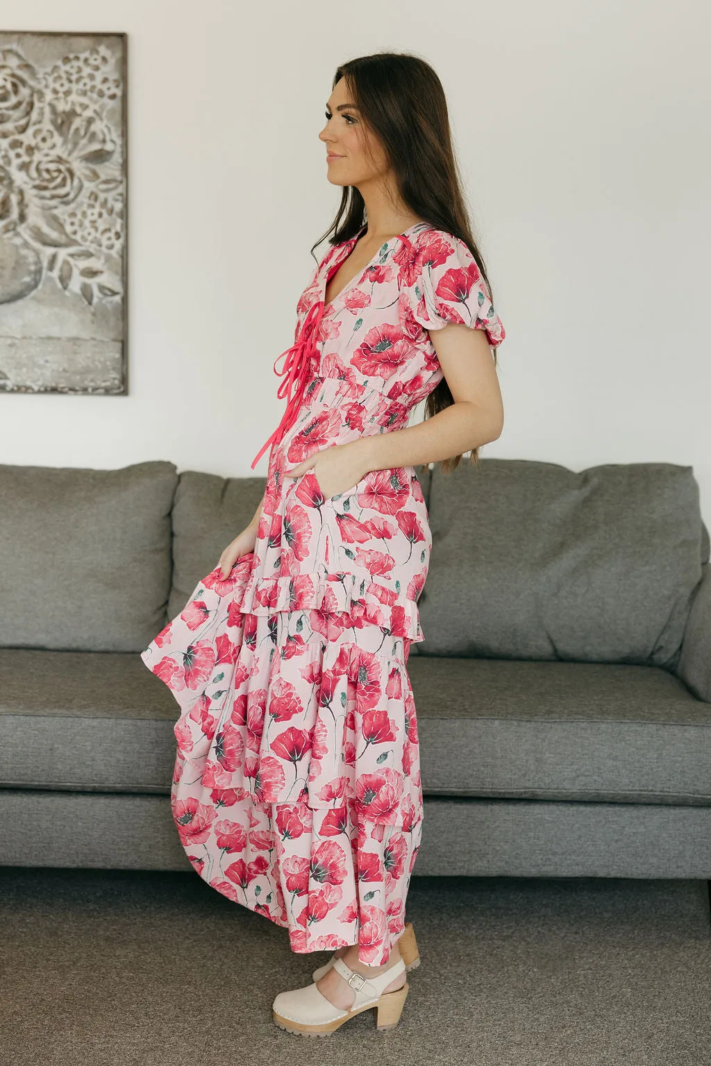 Poppy Dress-Pink