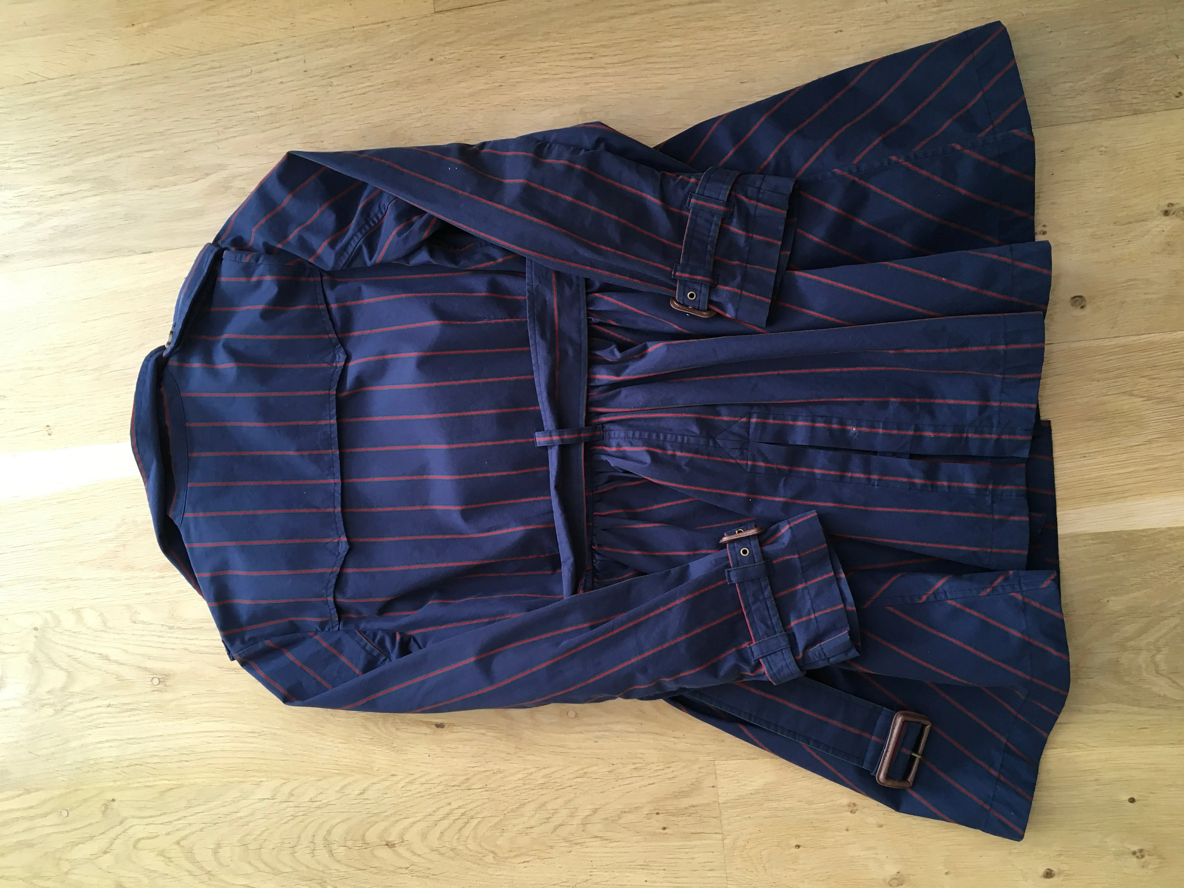 Ralph Lauren Polo Ralph Lauren Striped Trench Navy Girl Coats & Jackets 16years Children
