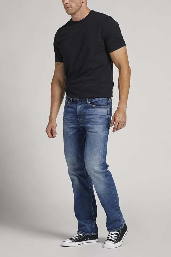 Silver Infinite Fit Relaxed Straight Leg Jeans
