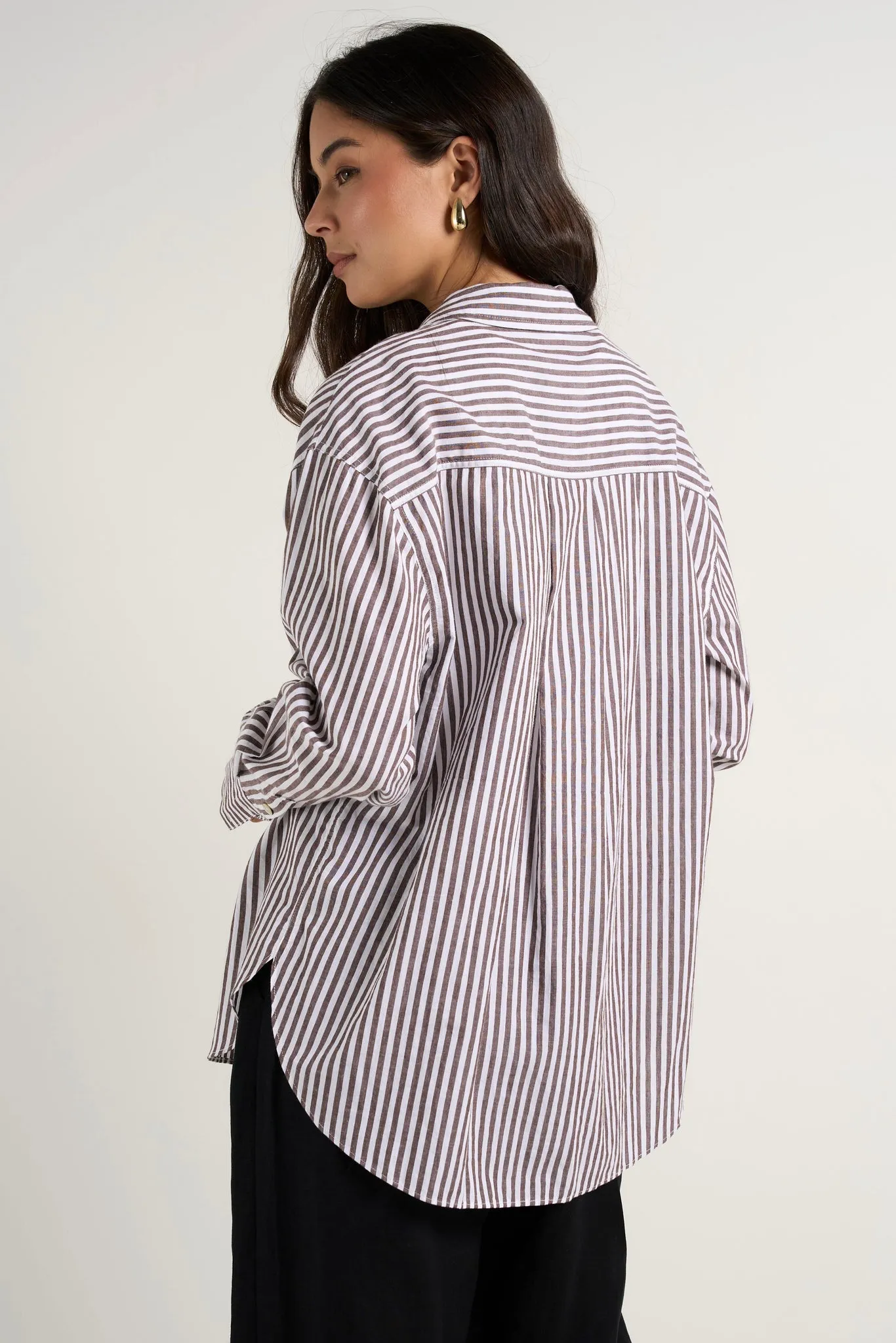 STORIES BE TOLD YOU GOT THIS STRIPE OVERSIZED SHIRT