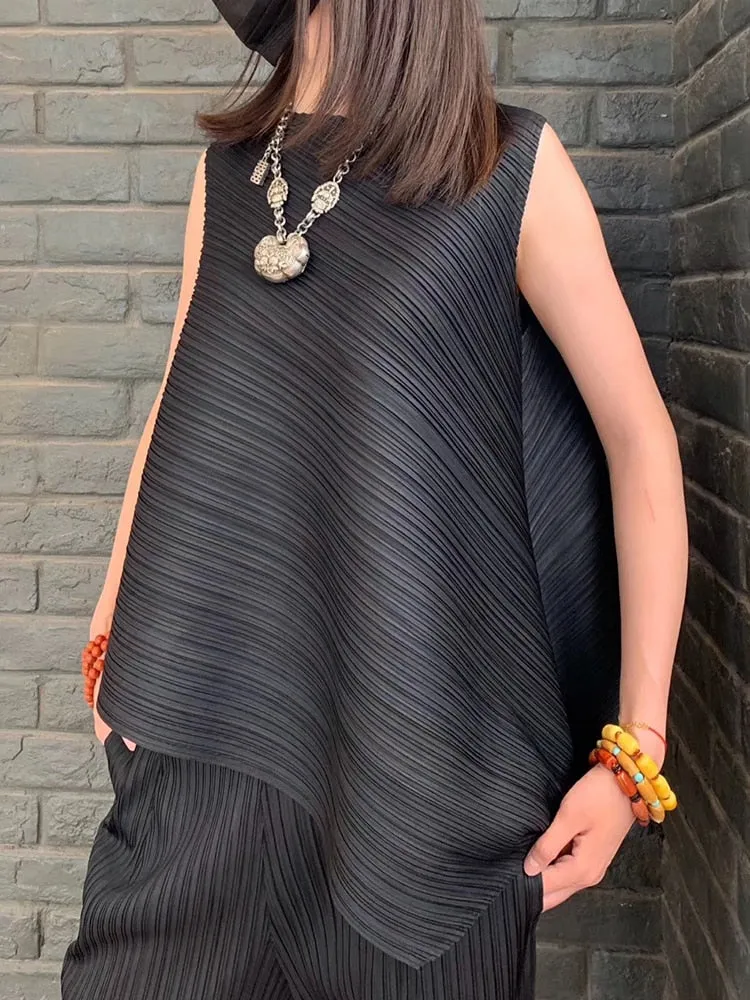 Summer Pleated Tops: Korean Aesthetic
