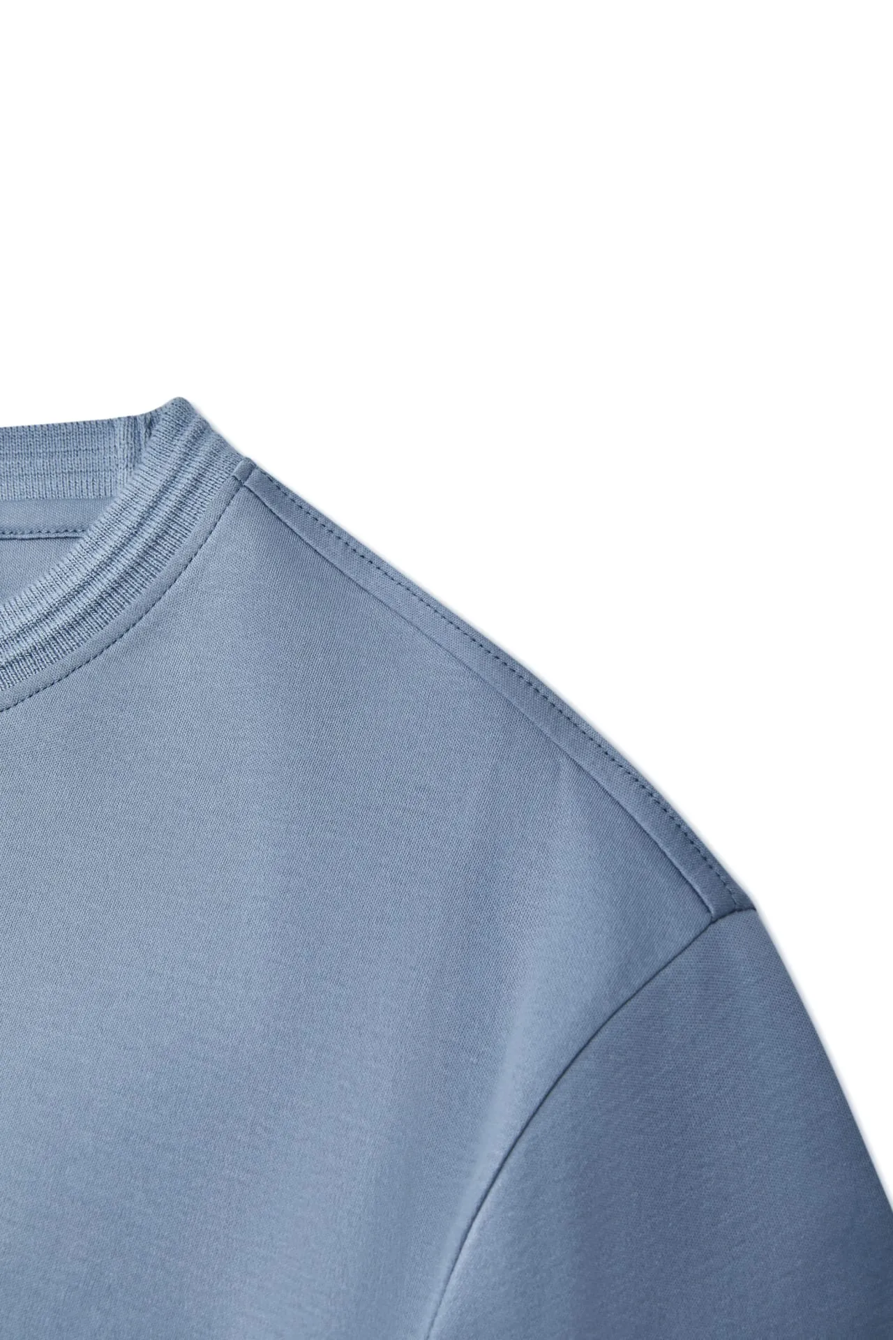 Super Soft Mercerized Pure Cotton Relax Fit Short Sleeve T-Shirt with Logo