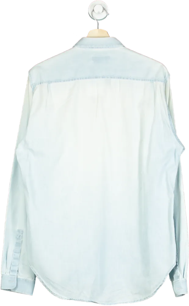 The Kooples Light Blue Denim Shirt UK L