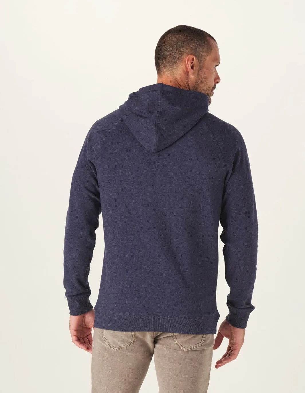 The Normal Brand Puremeso Weekend Hoodie in Normal Navy
