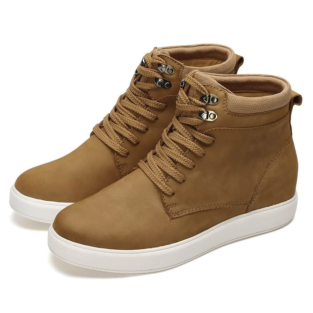 This item only ships to the United States -  7CM / 2.76 Inches CMR CHAMARIPA hidden heel casual shoes