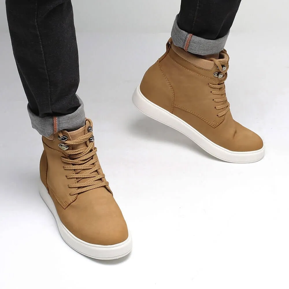 This item only ships to the United States -  7CM / 2.76 Inches CMR CHAMARIPA hidden heel casual shoes