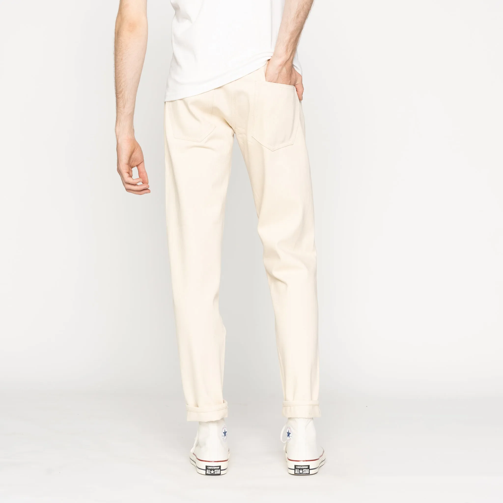 UB697 Relaxed Tapered Fit - 13.5oz Ecru with Seed Selvedge