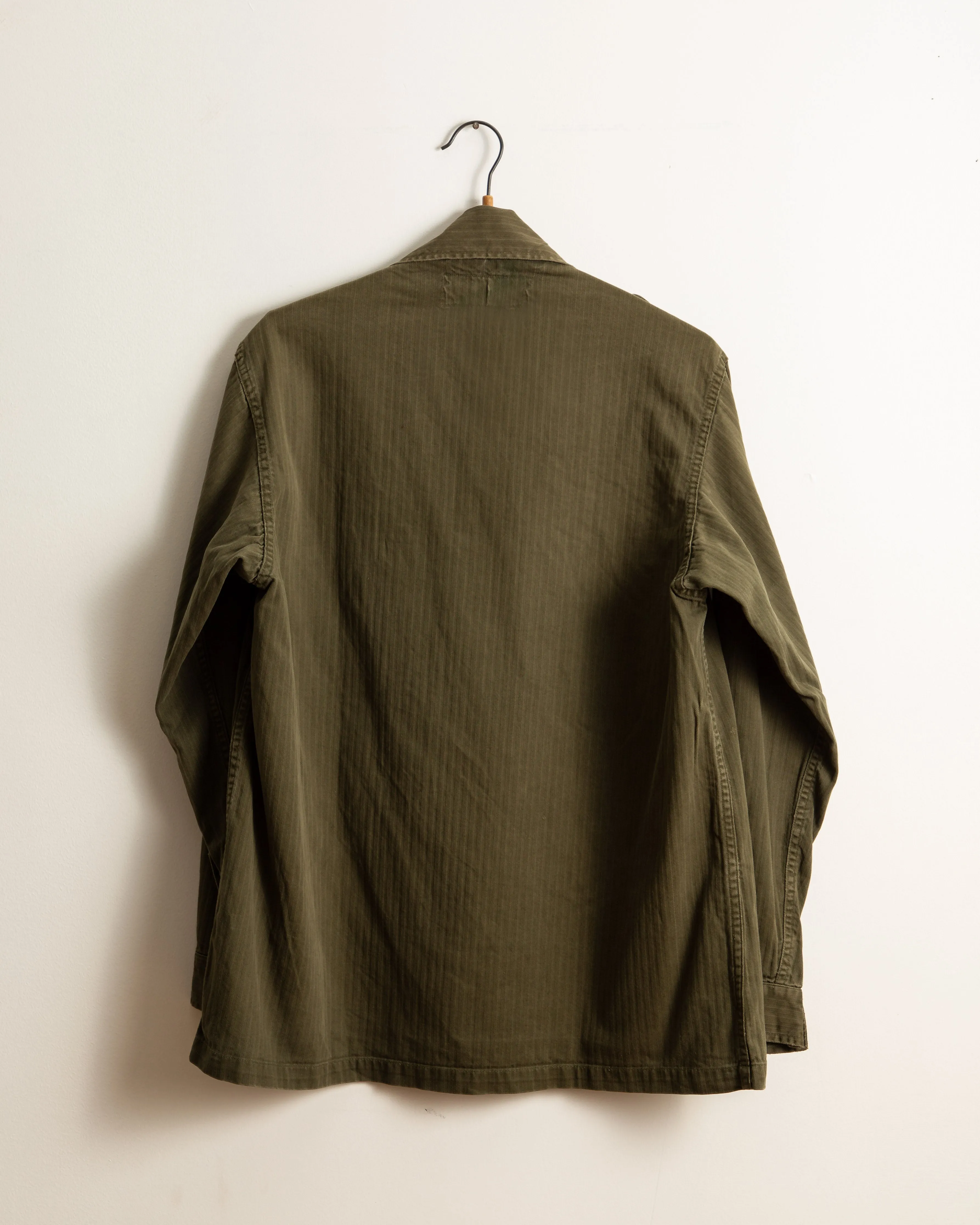 Vintage 70's P.V.B.A. Monetex Herringbone Army Shirt Jacket