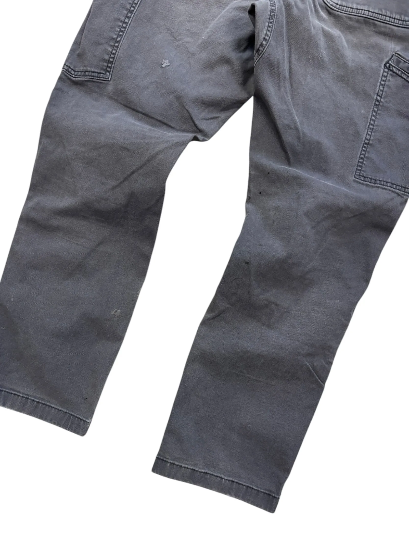 Vintage Carhartt Relaxed Fit Double Knee Grey Work Pants