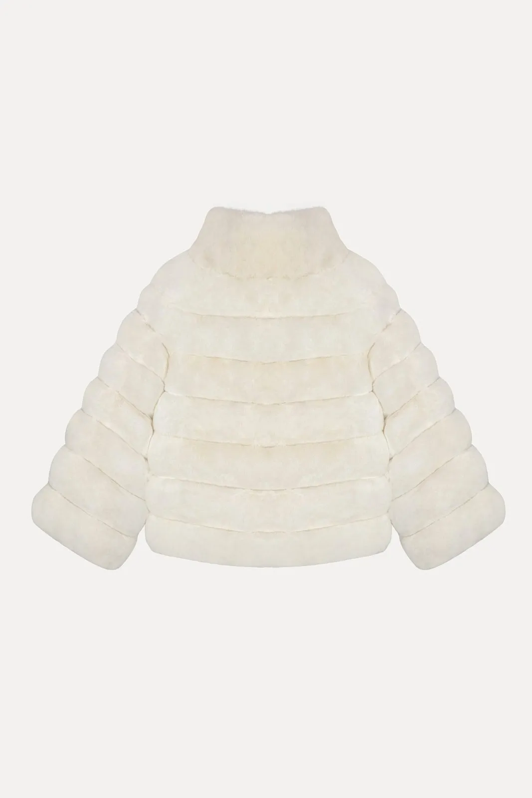 White Chinchilla Fur Jacket