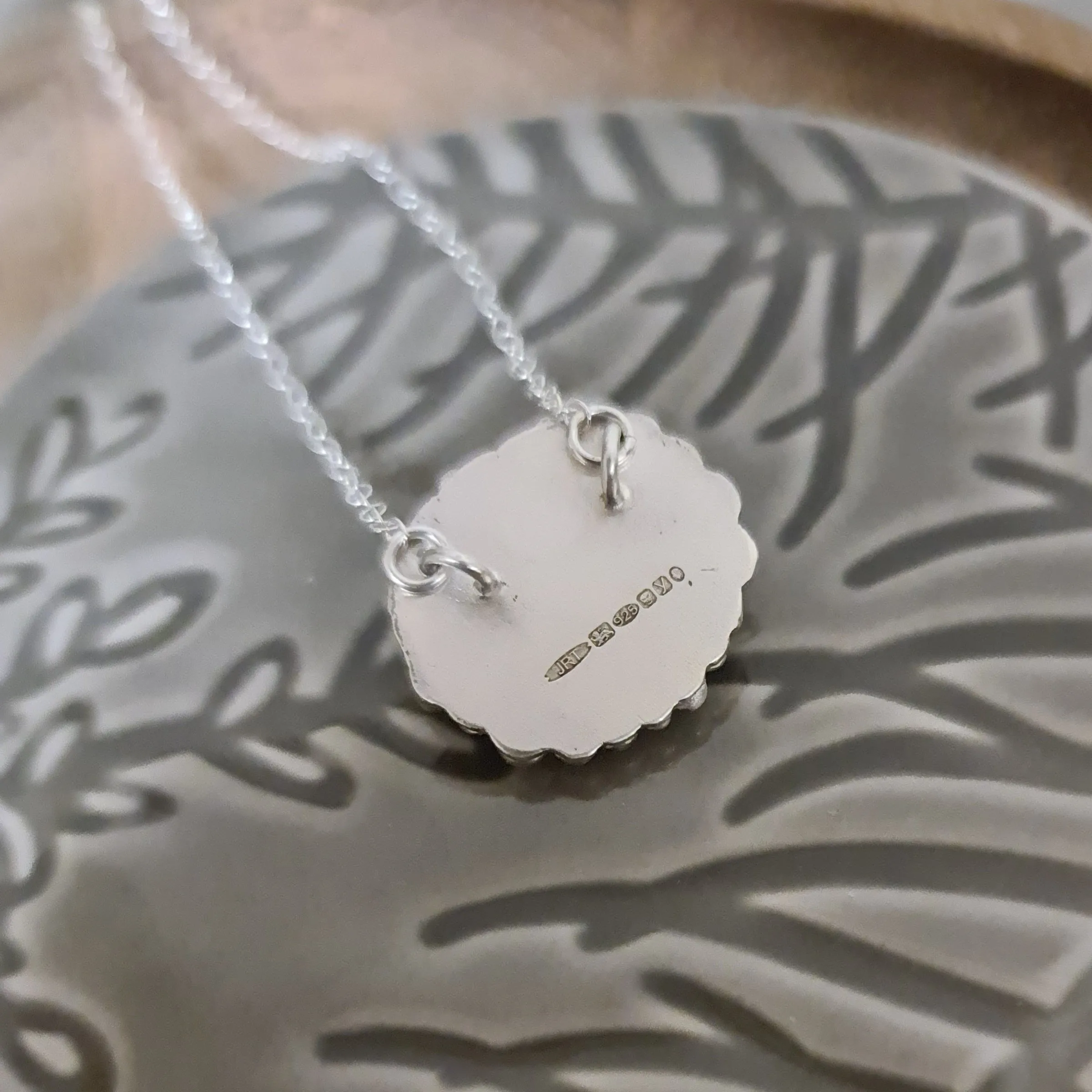 Woodland Green Halo Pendant