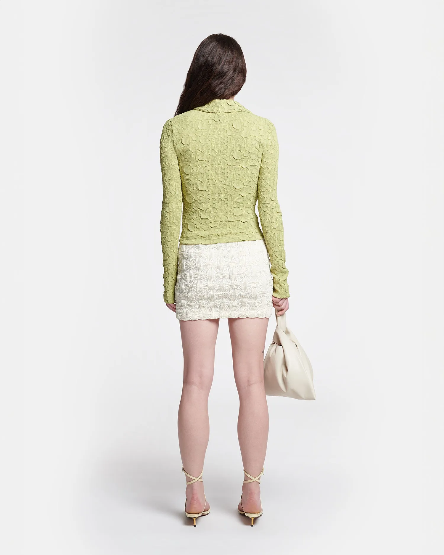 Zoie - Totem Plissé Shirt - Pistachio